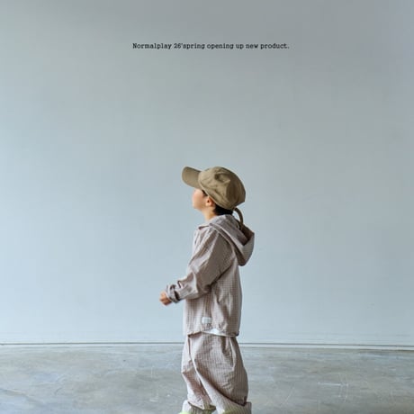 normalplay/70. peter check hood shirt JS-JM
