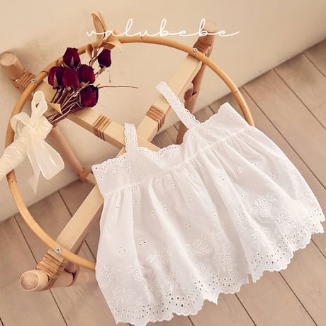 valubebe/67. spring spring rayerd one-piece 6M-S