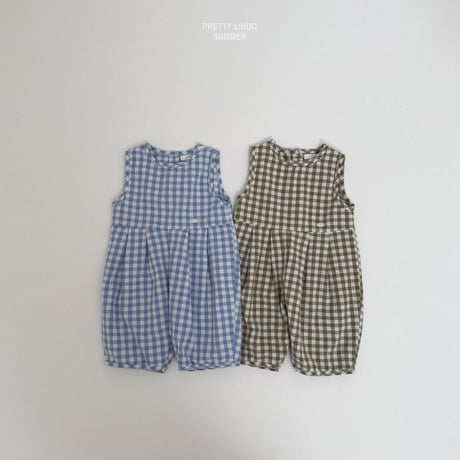 lindo/25. check jump suit XS-XL