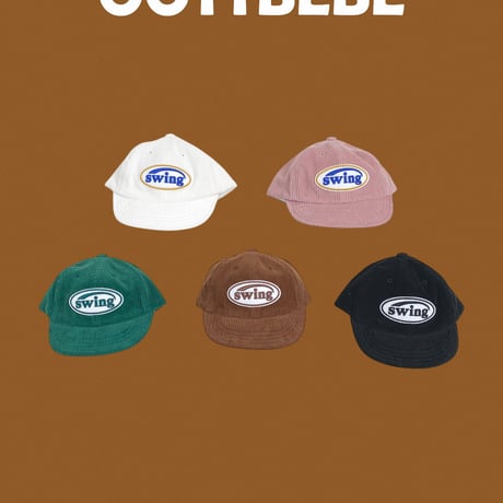oottbebe/32. Swing coduroy ( hip daily ) ball cap S(1-3Y)-F(56-58CM)