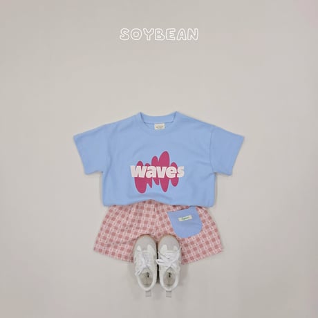 soybean/129. plan ) wave box T-shirt XS-XL