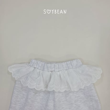 soybean/13. plan ) wangwang fril updown set XS-XL