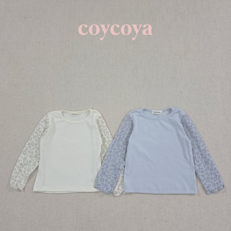 coycoya/25. shy flower T-shirt S-2XL