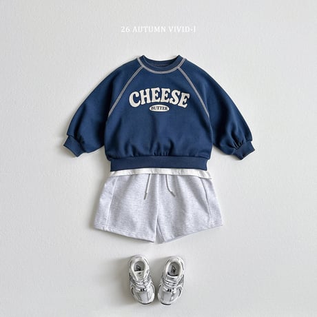 vividi/128. cheese stitch man-to-man JS-JM