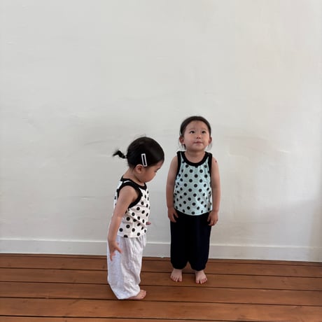 pepper/48. bongbong dot sleeveless XS-XL