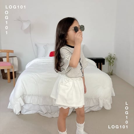 log101/41. lace half pants S-XL