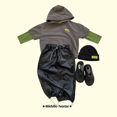 middlename/20. rayerd hood T-shirt JS-JM