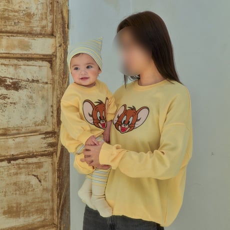 oottbebe/30. jerry jerry family man-to-man XS(1-2Y)-XL(6-7Y)