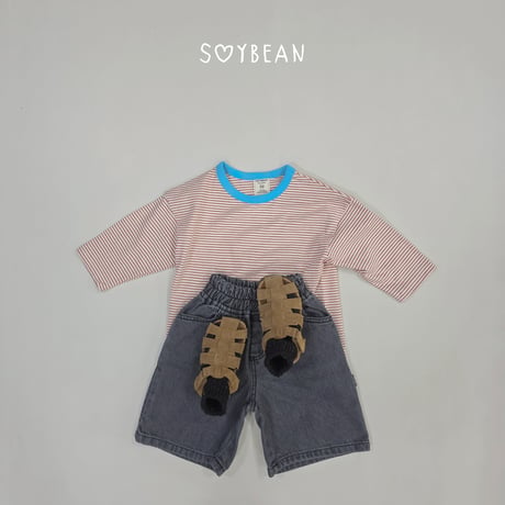 soybean/63. plan ) denim bermuda pants XS-XL