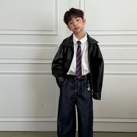 ellymolly/46. flap denim pants 13-19