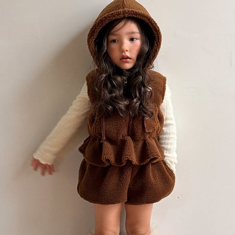 ellymolly/99. bear Vest hood 13-15