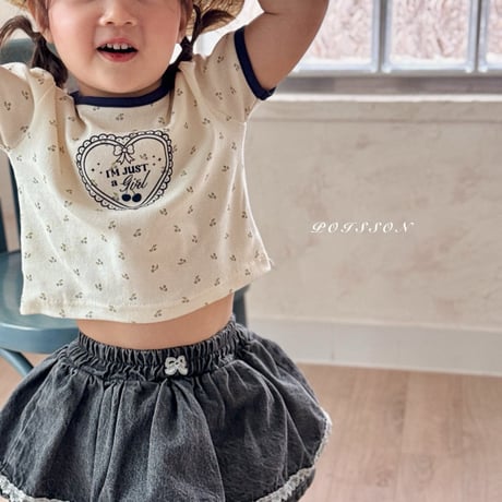 poisson/76. mini cherry T-shirt JS-JM