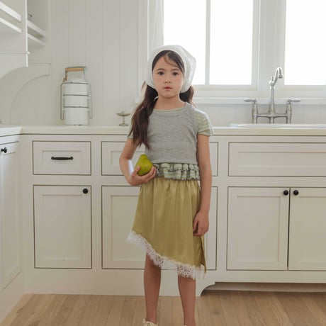 urbanrabbit/17. Asymmetrical Satin Skirt JS-JM