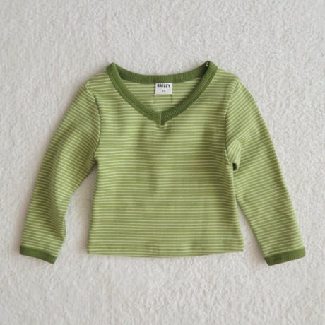 bailey/13. milky V neck T-shirt XS-XL