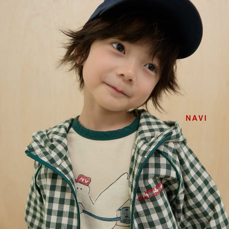 navi/39. chess hood jumper S-XL