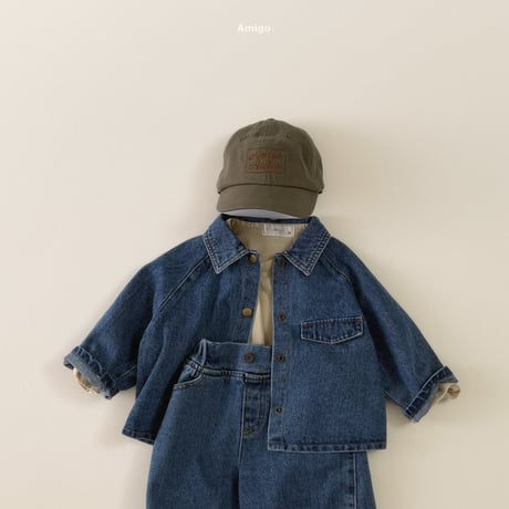 amigo/19. curb denim pants XS-XL