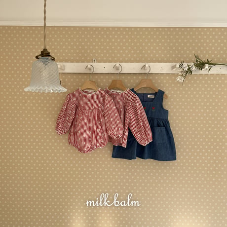 milkbalm/5. picnic suit XS(-6M)-M(12M-18M)