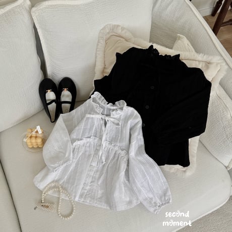 secondmoment/66. embroidery blouse S-XL