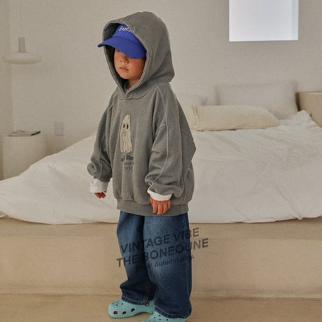 boneoune/90. ghost hood T-shirt JS-JL