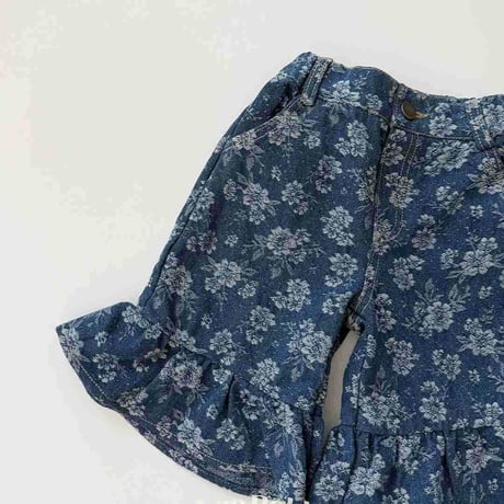 urbanrabbit/14. Floral Frill Bermuda Pants XS-XL