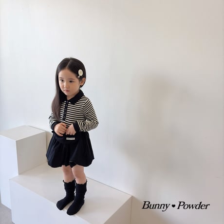 bunnypowder/84. collar T-shirt S-XL