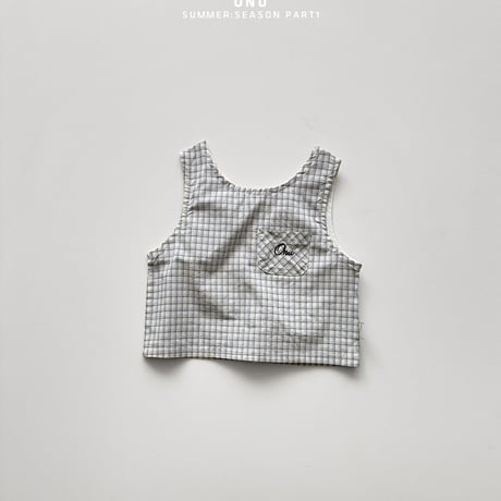 onu/43. check blan sleeveless XS-XL