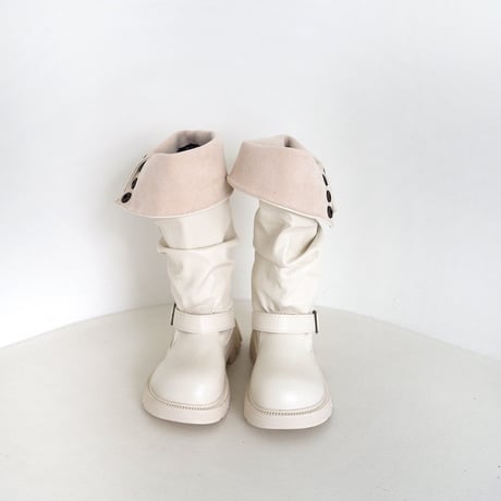 zanclover/61. curf shirring long boots 160-220