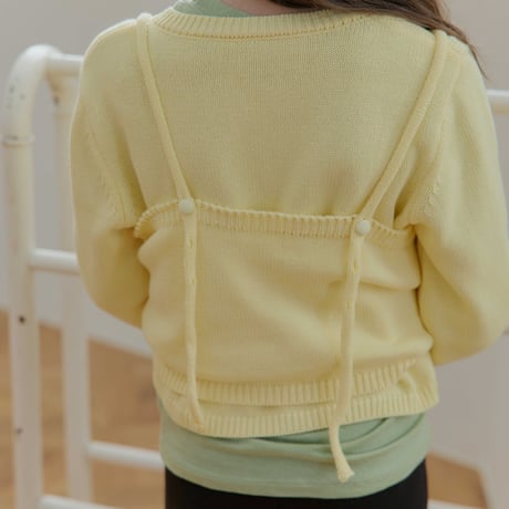 urbanrabbit/39. Frill Layered Knit Set S-XL