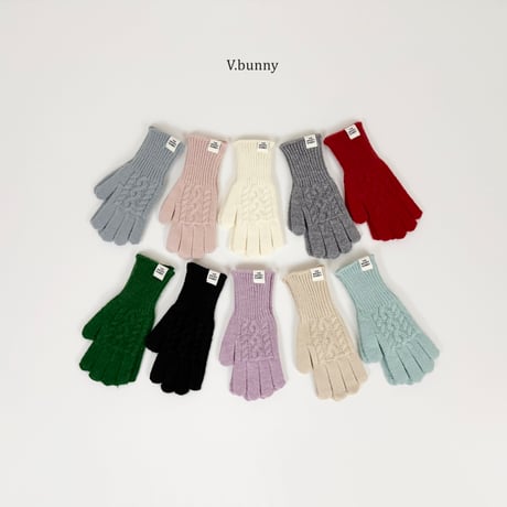 vbunny/17. cable glove FREE(8CM_22CM)