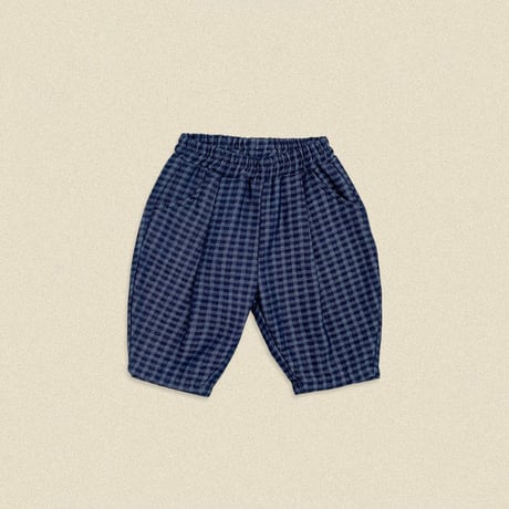 oottbebe/22. denim check pants XS(0-1Y)-XL(4-5Y)