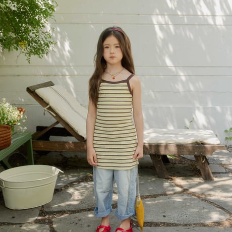 urbanrabbit/123. Bubble Stripe One-piece JS-JM