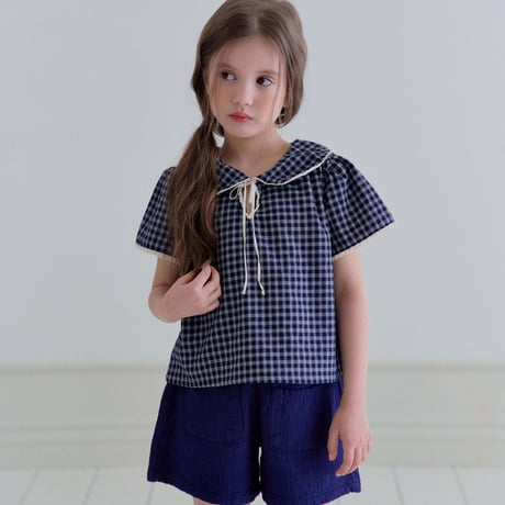 bellot/30. loe check blouse JS-JM