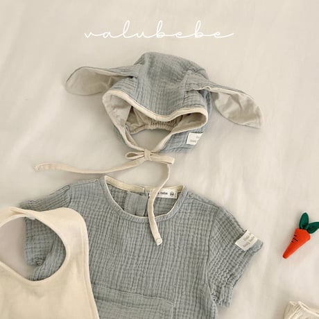 valubebe/45. rabbit two color bonnet hat FREE
