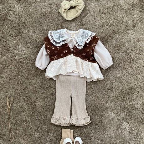 bebeholic/39. elsa vest S(6-12M)-M(12-18M)