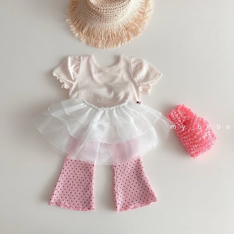 mybebe/18. x fril T-shirt XS-XL