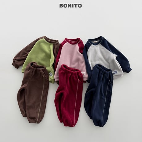 bonito/7. plan ) two ton raglan set 12M-XL