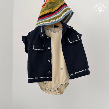 gou/173. B- wave shirt 2(6-12M)-3(12-18M)