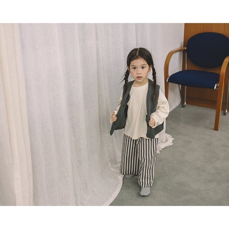melmel/27. Striped wide pants XXS-XL