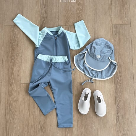 hereiam/27. bunny rash zipup set S-XL