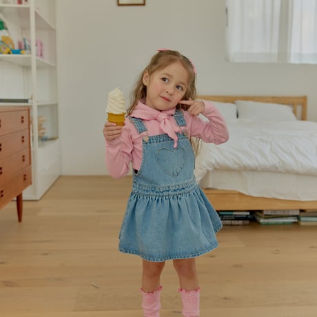 ueo/17. cheese overalls skirt S-XL