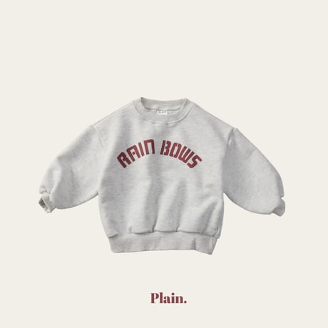 plain/31. rainbow man-to-man XS-XL