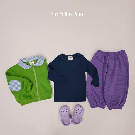 soybean/147. kids two color updown set XS-XL