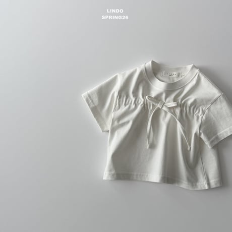lindo/48. bb ribbon T-shirt XS-XL