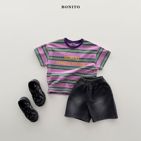 bonito/38. Proud Stripe T-shirt? 12M-XL
