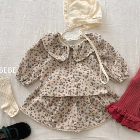 valubebe/26. flower blouse 6M-S