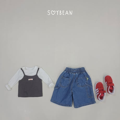soybean/63. plan ) denim bermuda pants XS-XL