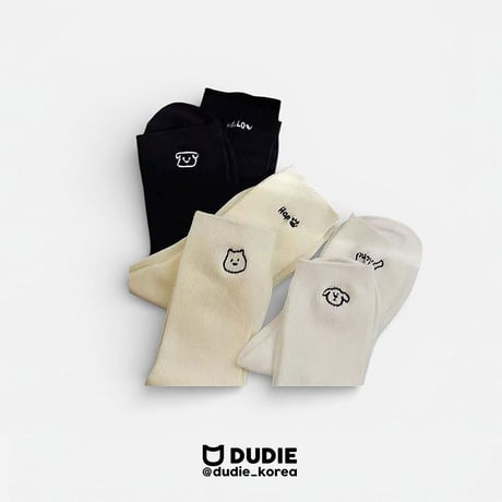 dudie/20. happy embroidery three set FREE(190MM-260MM)