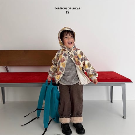 gou/97. songe hood zipup XS(2-3Y)-XL(6-7Y)