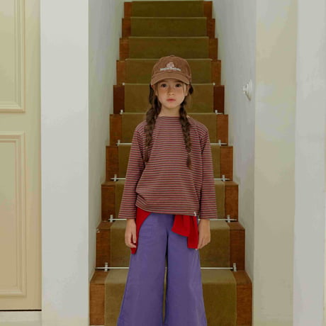 urbanrabbit/29. High Teen Stripe Long Tee JS-JM