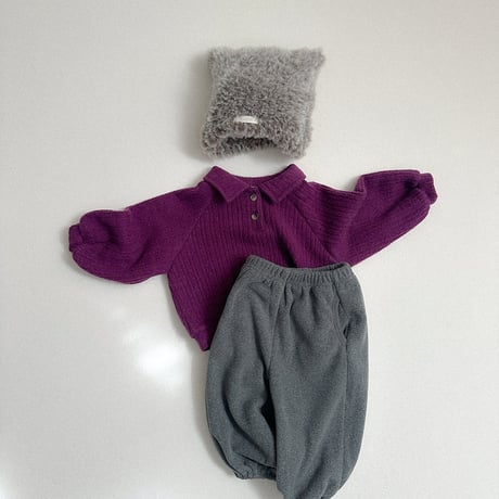 minirobe/28. boy collared sweatshirt S-XL